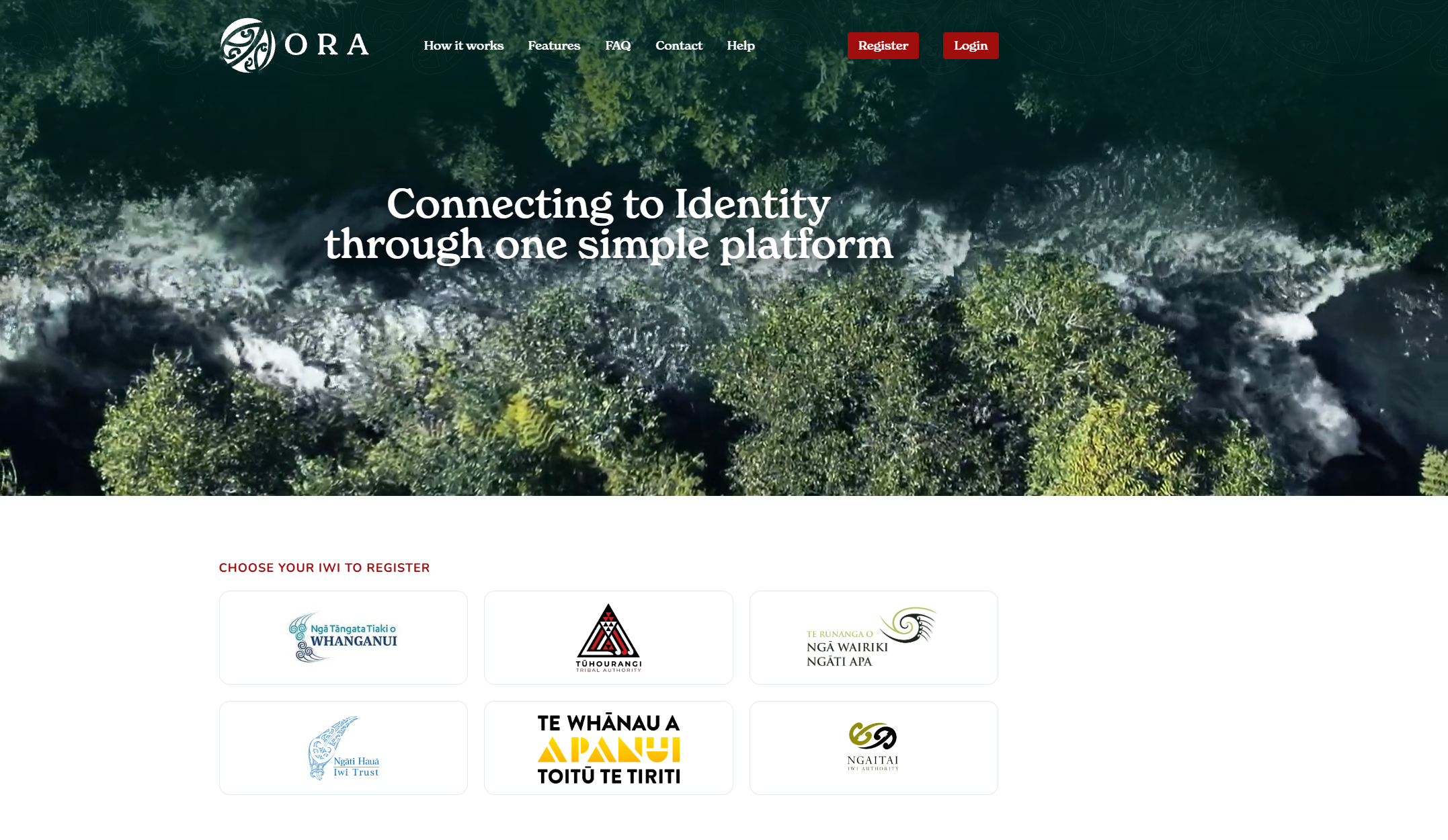 O-RA platform screenshot